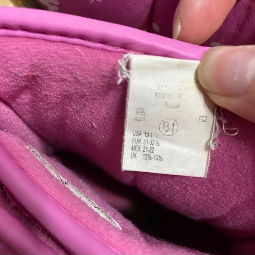 Dora the Explorer Pink Snow Boots Sz 13-1 Kids Winter Girls